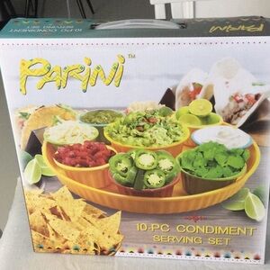 Parini 10-Piece Condiment Serving Set. *